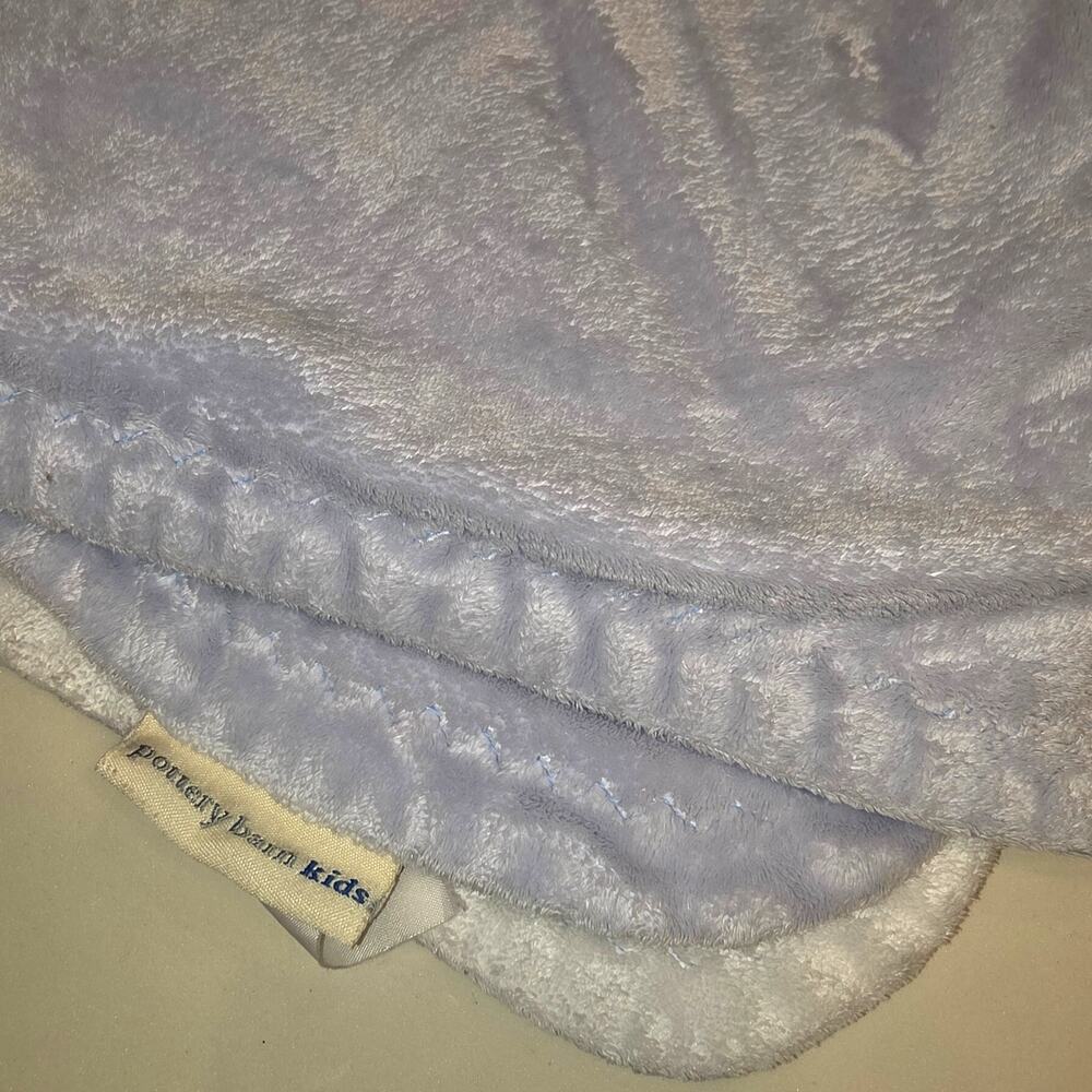 Pottery Barn Kids, double sided grey and white super soft fleece blanket